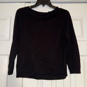 Ann Taylor Classic Black Knit Top